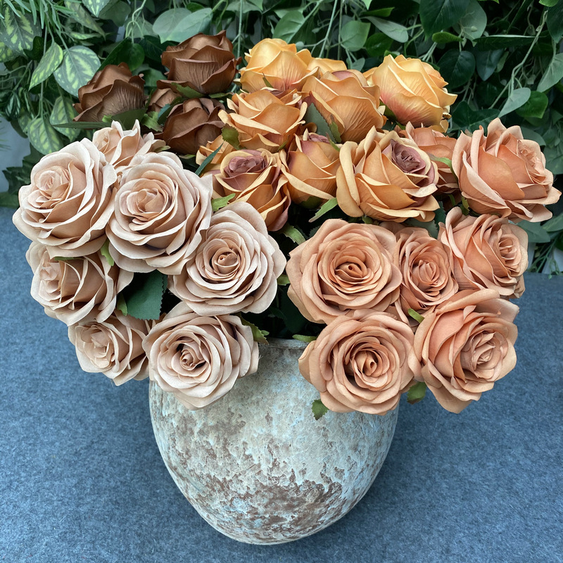 Baby Breath Dried - Artificial Flowers Simulation 9 Head Rose