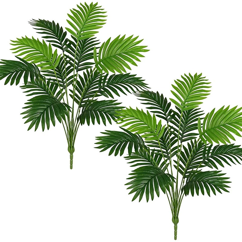 Florist Supply Vases - Artificial Palm Plant Leaves Green Vine