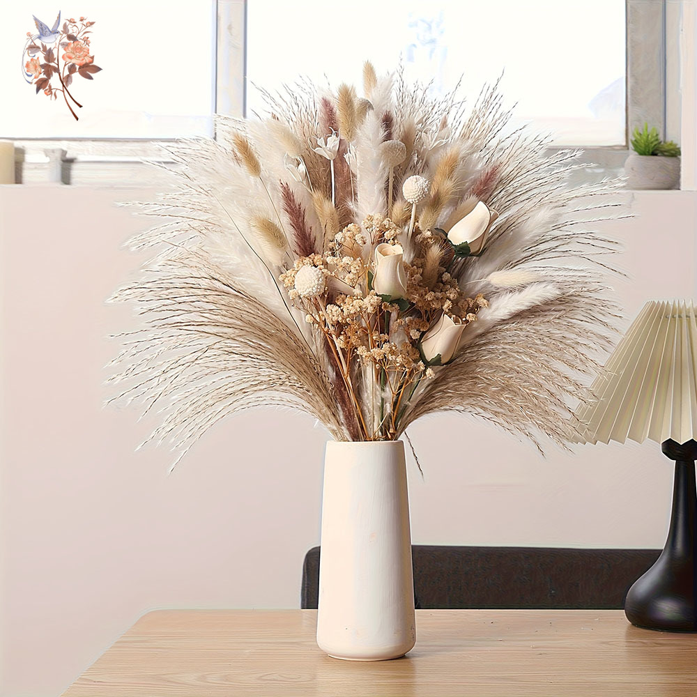 80Pcs Artificial Dried Flowers - Baby Breath Dried recension och pris