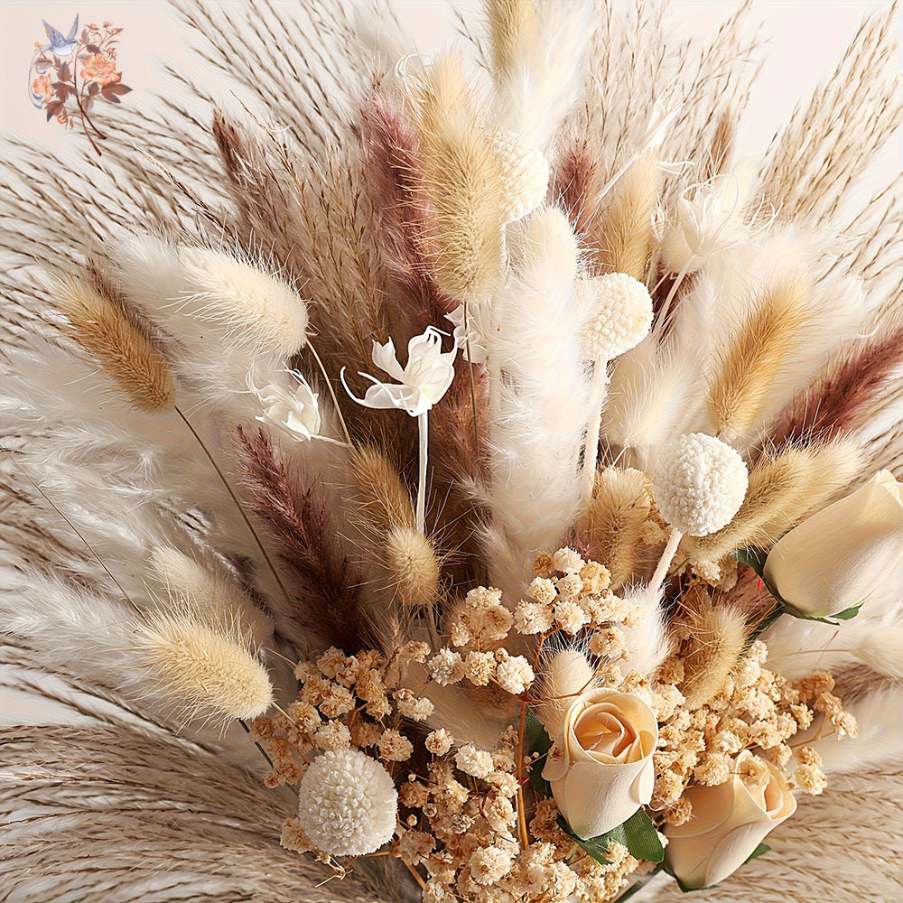 80Pcs Artificial Dried Flowers - Baby Breath Dried recension och pris
