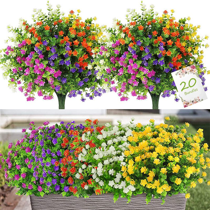 3/6pcs Artificial Plant Flower - Florist Supply Vases recension och pris