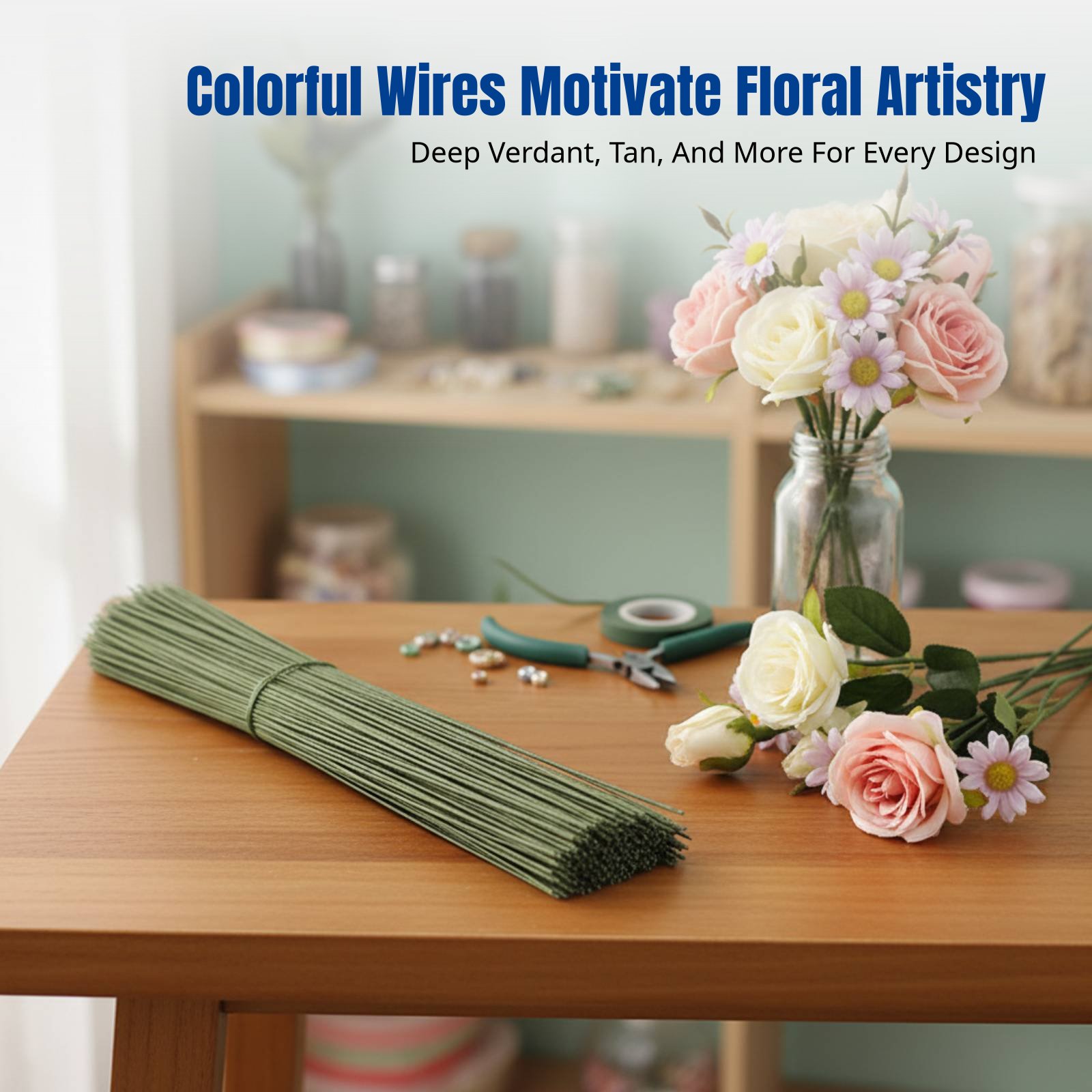 DIY Handcraft Floral Stem Wire - Flower Supplies recension och pris