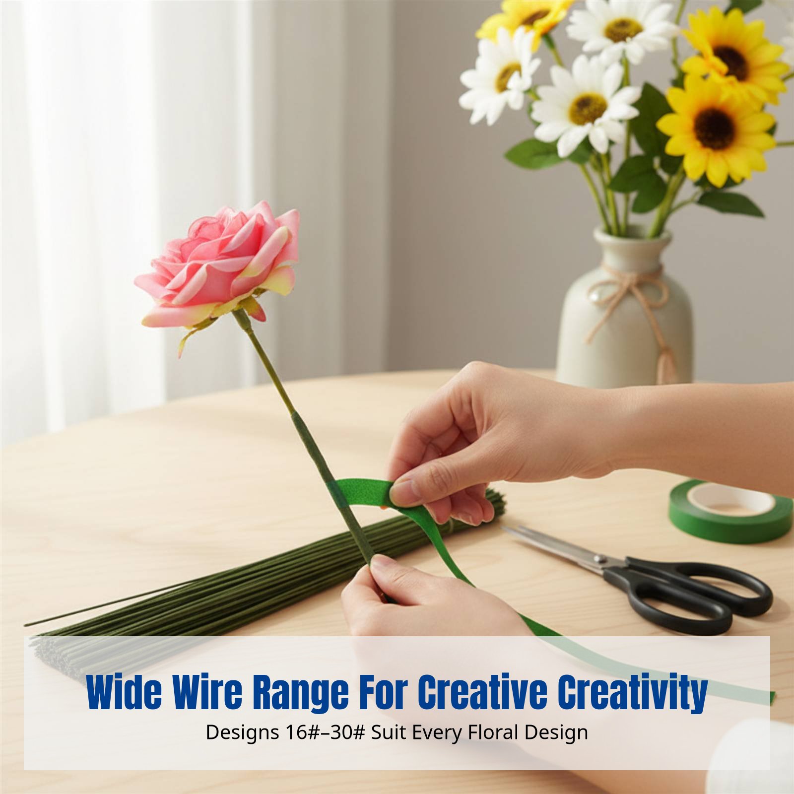 DIY Handcraft Floral Stem Wire - Flower Supplies recension och pris