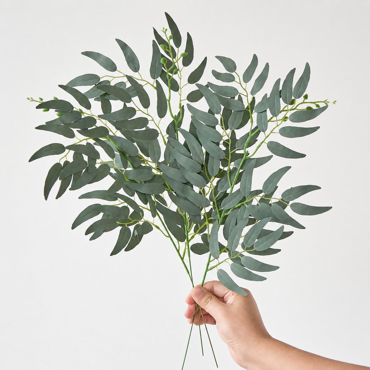 5/10PCS Artificial Plants Ital - Ruscus Stem Faux recension och pris
