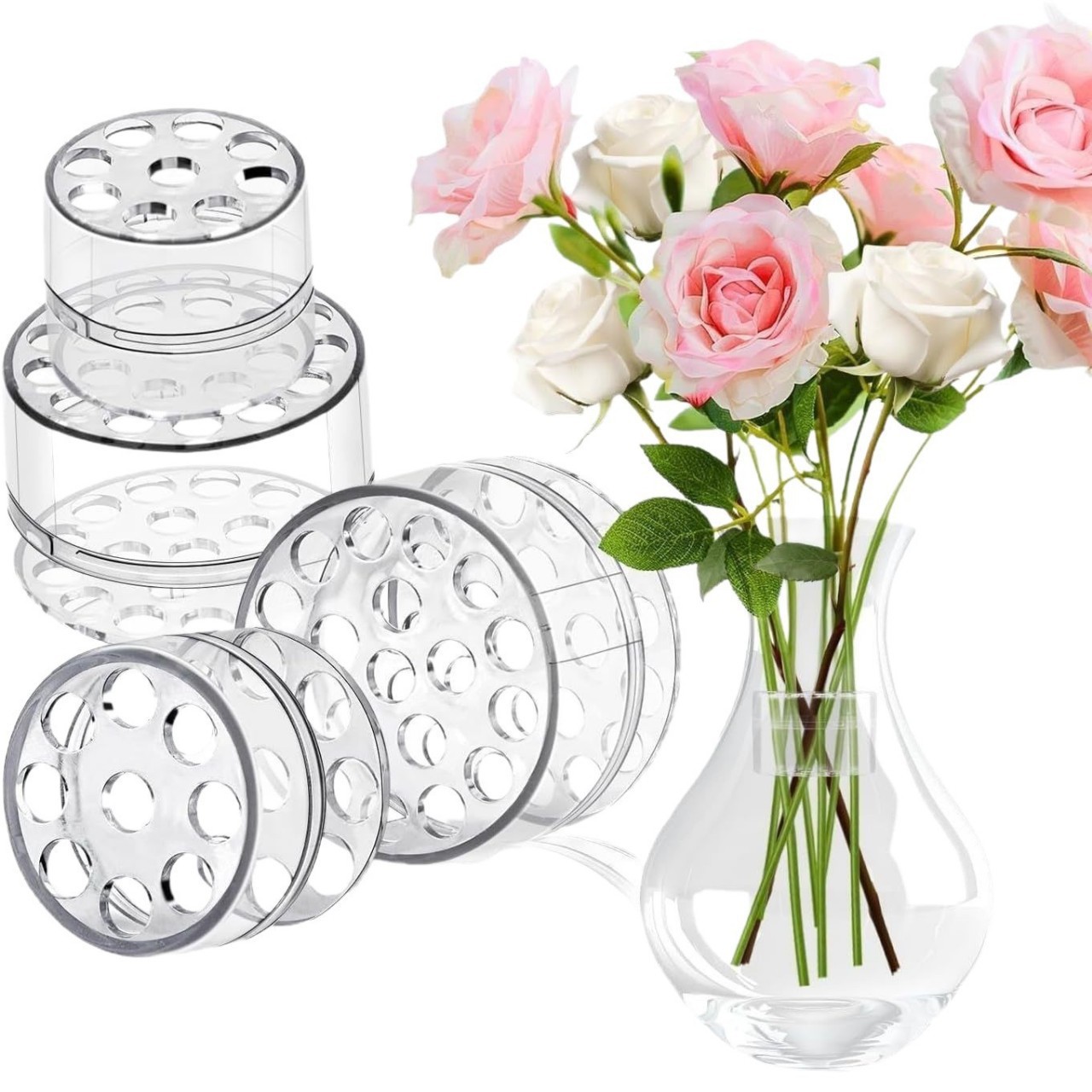 Spiral Ikebana Stem Holder for - Florist Supply Vases recension och pris