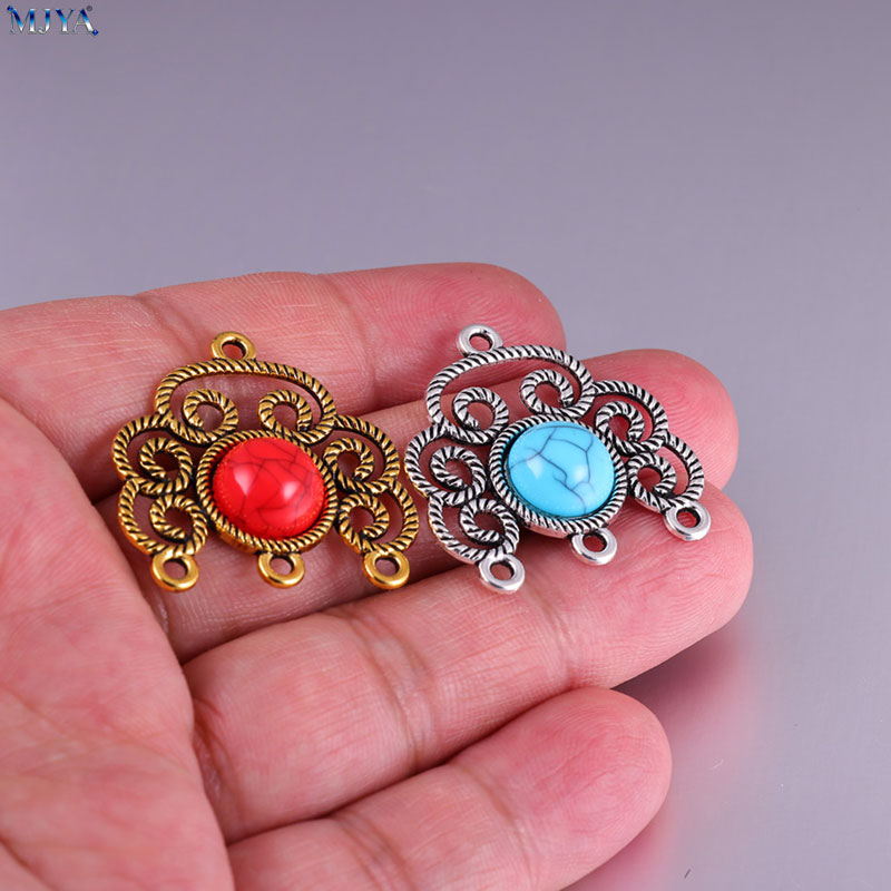 MJYA 5pcs/lot Vintage Alloy Tu - Flower Supplies recension och pris