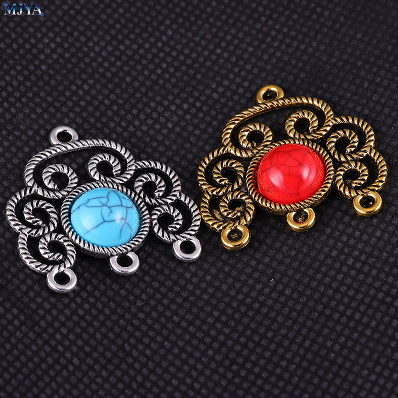MJYA 5pcs/lot Vintage Alloy Tu - Flower Supplies recension och pris