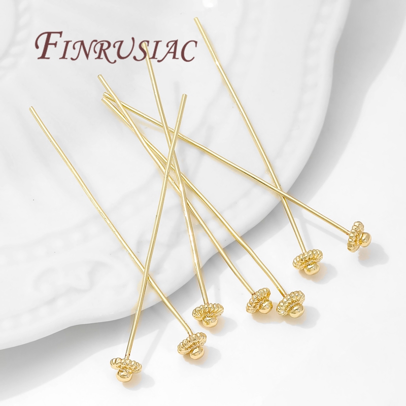 10/20Pcs/Lot 18K Gold-plated P - Flower Supplies recension och pris