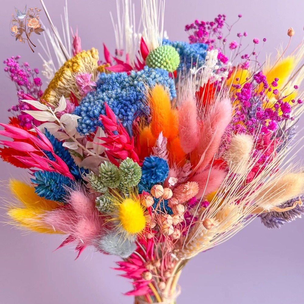Colorful Dried Flowers Wedding - Baby Breath Dried recension och pris