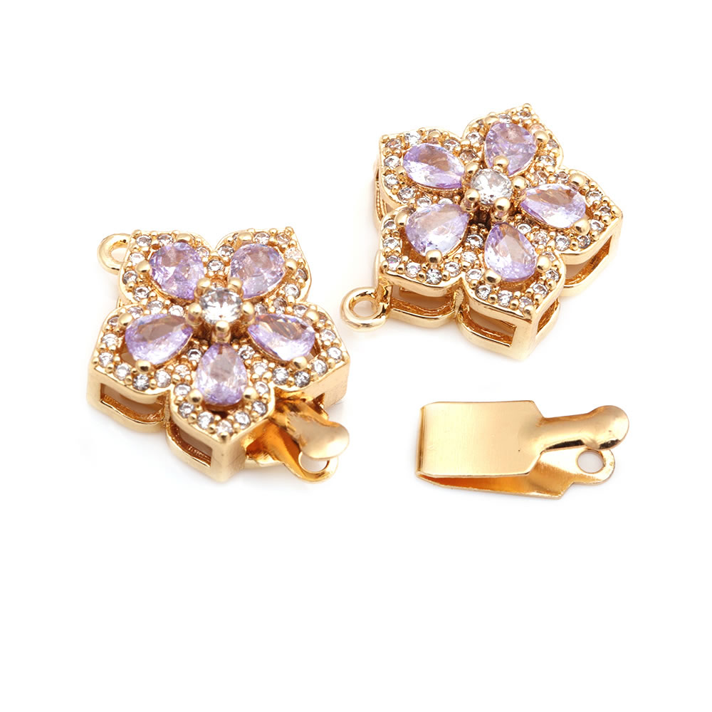 4 Sets Full Size 21x15MM 18K G - Flower Supplies recension och pris