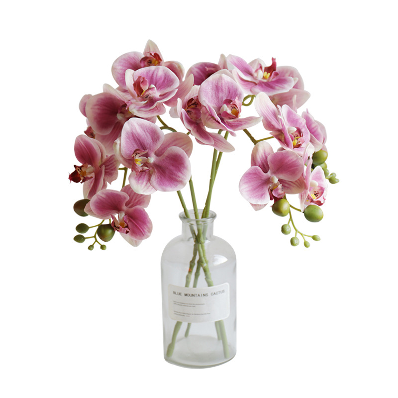 Artificial Orchid Flower 45cm/ - Baby Breath Dried recension och pris