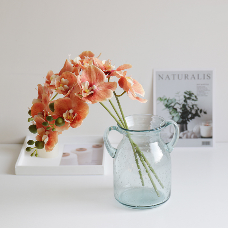 Artificial Orchid Flower 45cm/ - Baby Breath Dried recension och pris