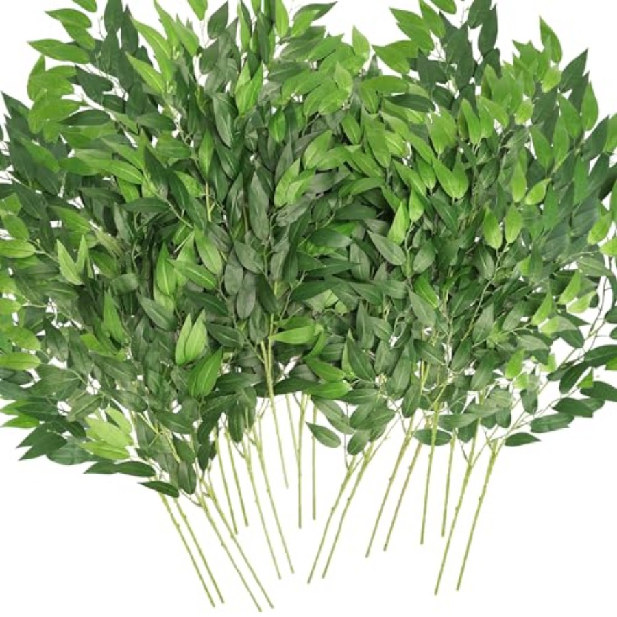 Artificial Italian Ruscus ery  - Ruscus Stem Faux recension och pris
