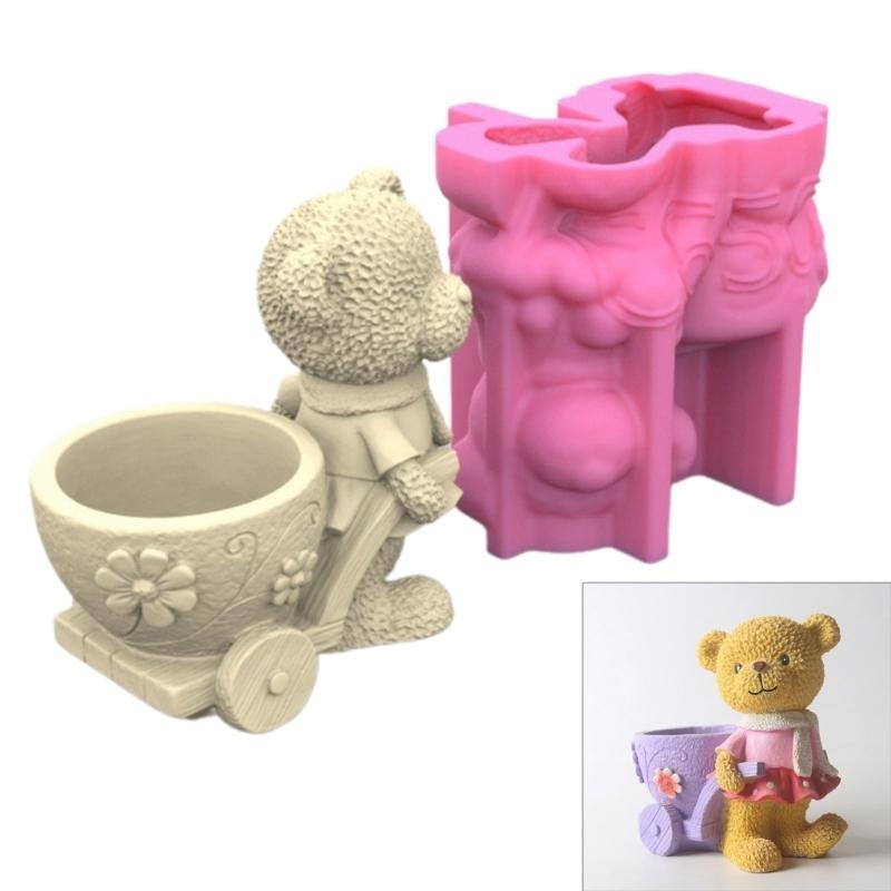 Lovely Bear Gypsum Silicone Mo - Florist Supply Vases recension och pris