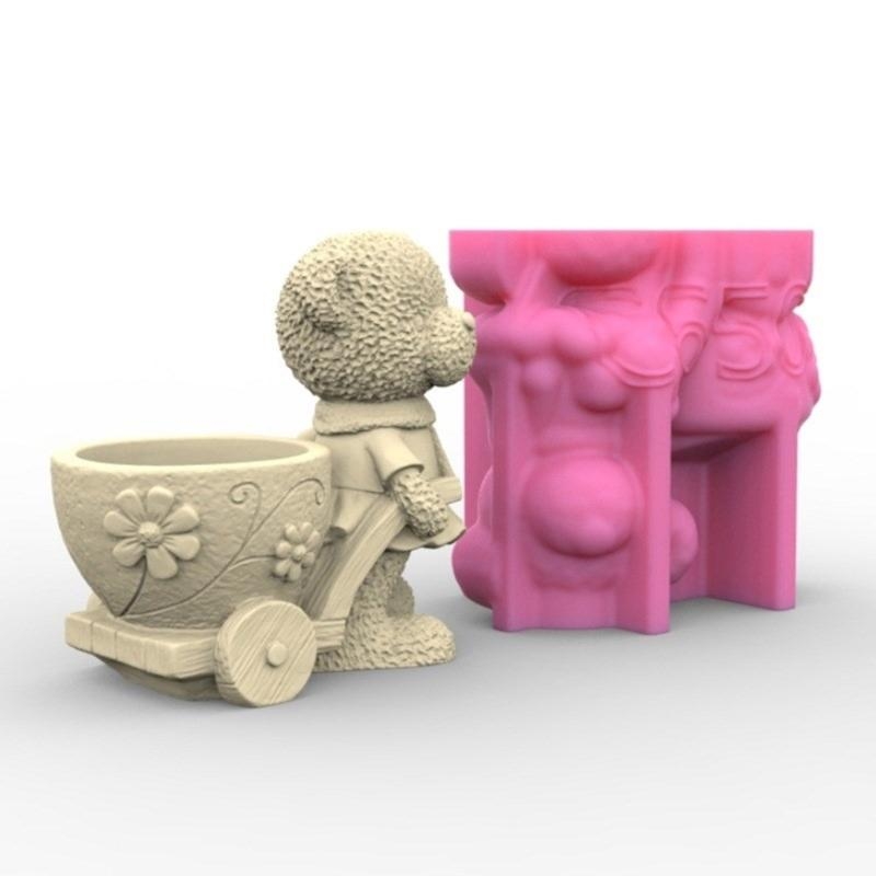 Lovely Bear Gypsum Silicone Mo - Florist Supply Vases recension och pris