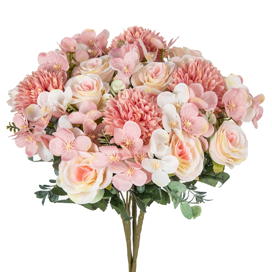 1/4pcs Artificial Flower Rose  - Florist Supply Vases recension och pris