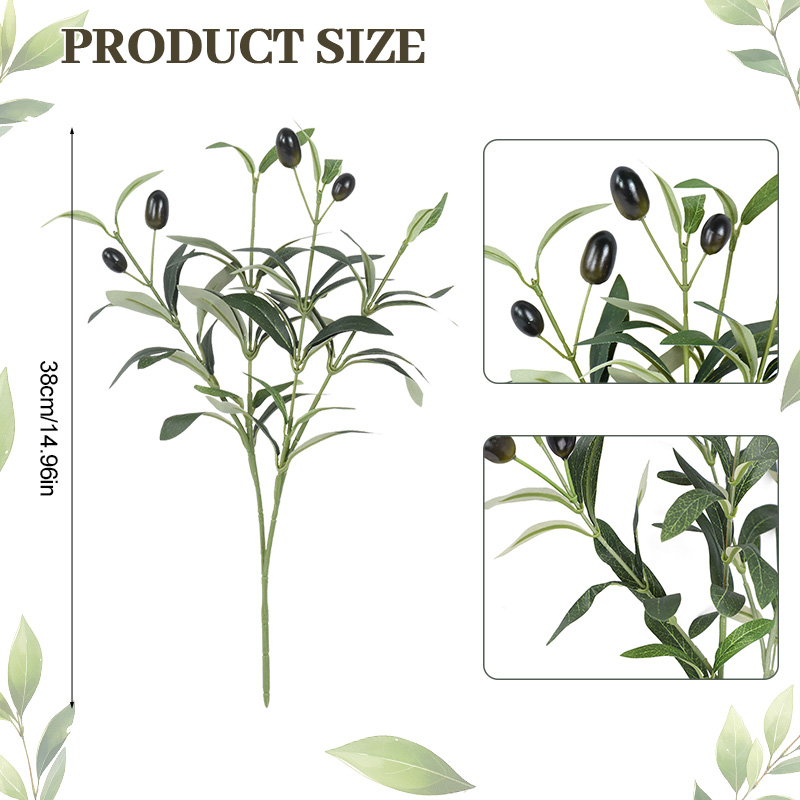 1/3/5Pcs Artificial Plant With - Florist Supply Vases recension och pris