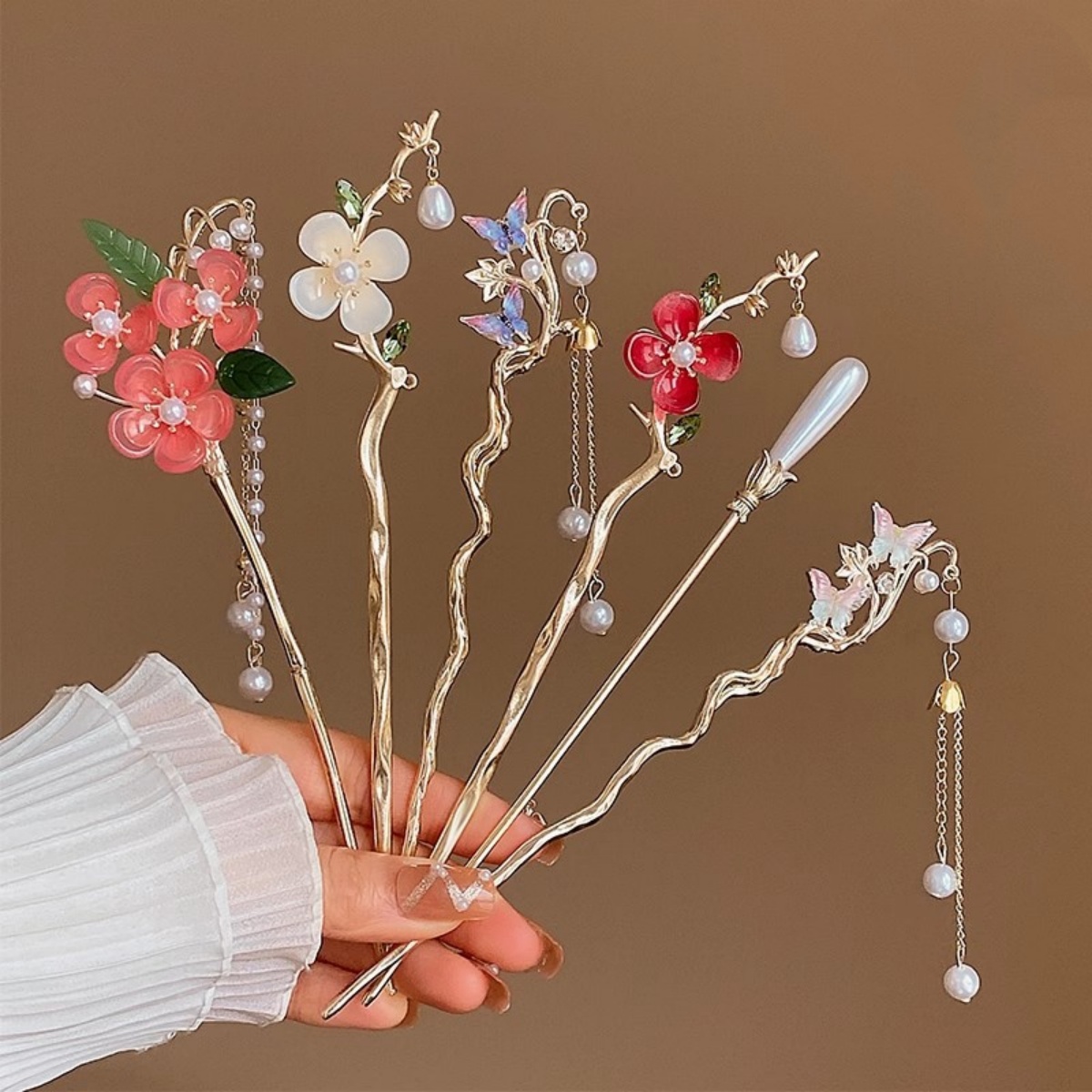 2025 New Flower Hairpin For Wo - Florist Supplies recension och pris
