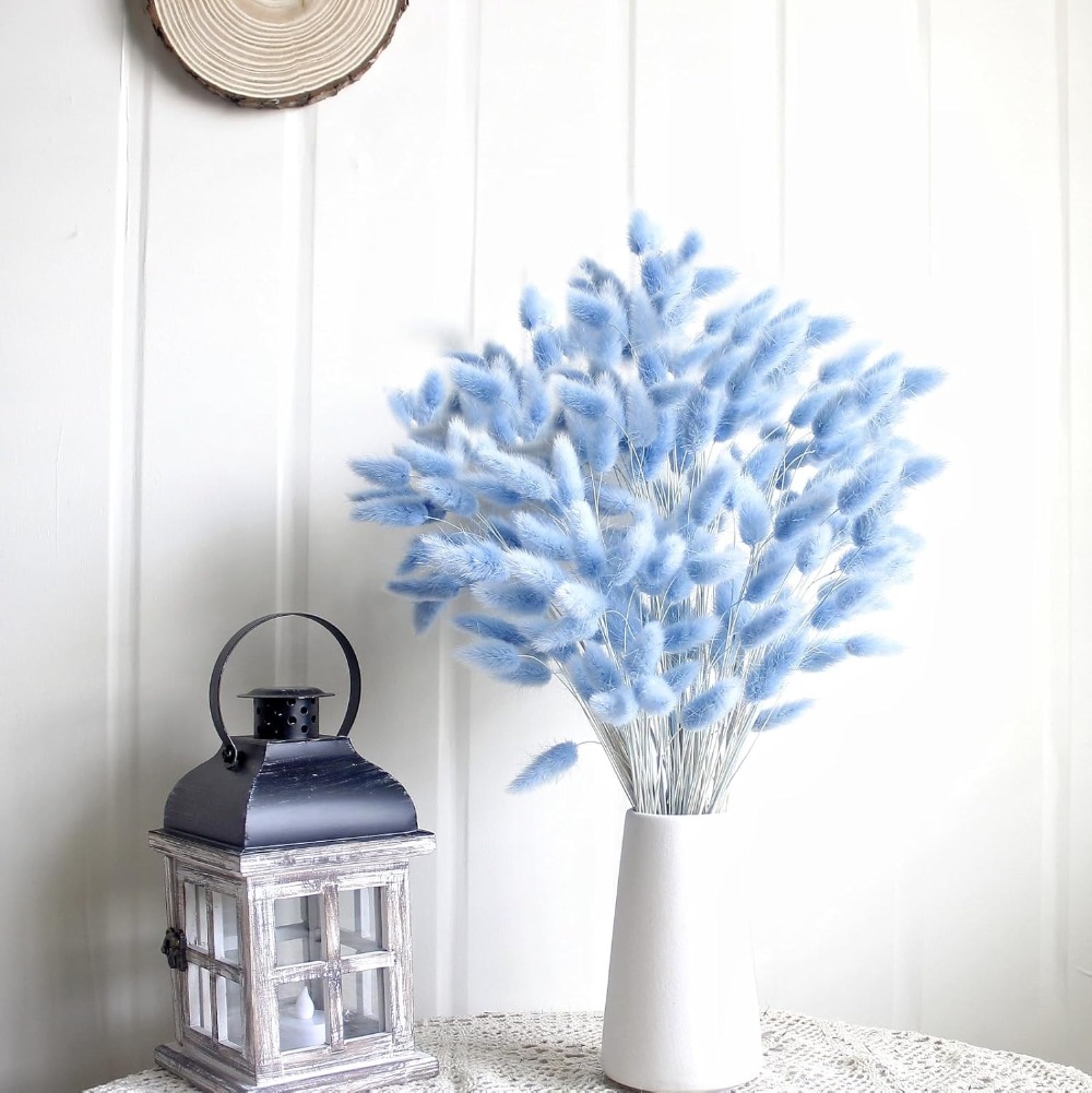 100PCS Blue Hare's-tail Grass  - Florist Supply Vases recension och pris