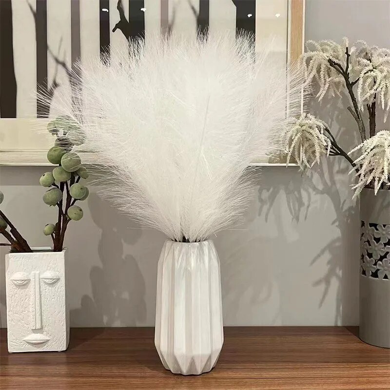 10PCS Artificial Pompous Grass - Florist Supply Vases recension och pris